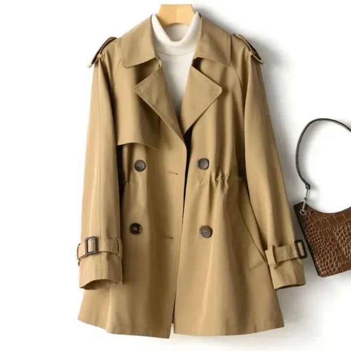 Doppelreihiger Winter Trenchcoat Für Damen | Casual