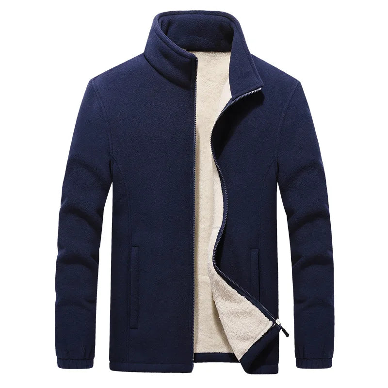 Herren Lässige Fleecejacke | Winter