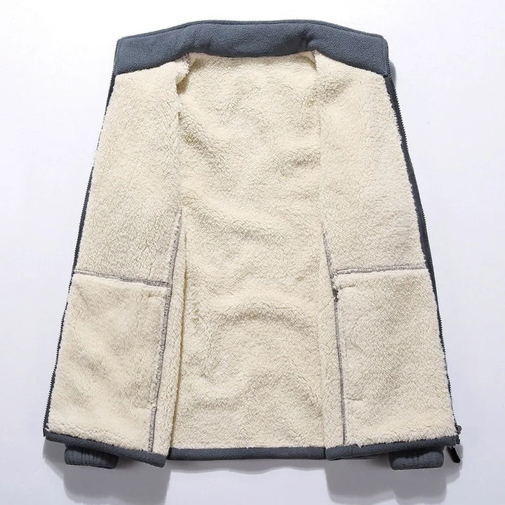 Herren Lässige Fleecejacke | Winter