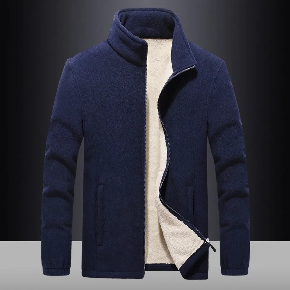 Herren Lässige Fleecejacke | Winter
