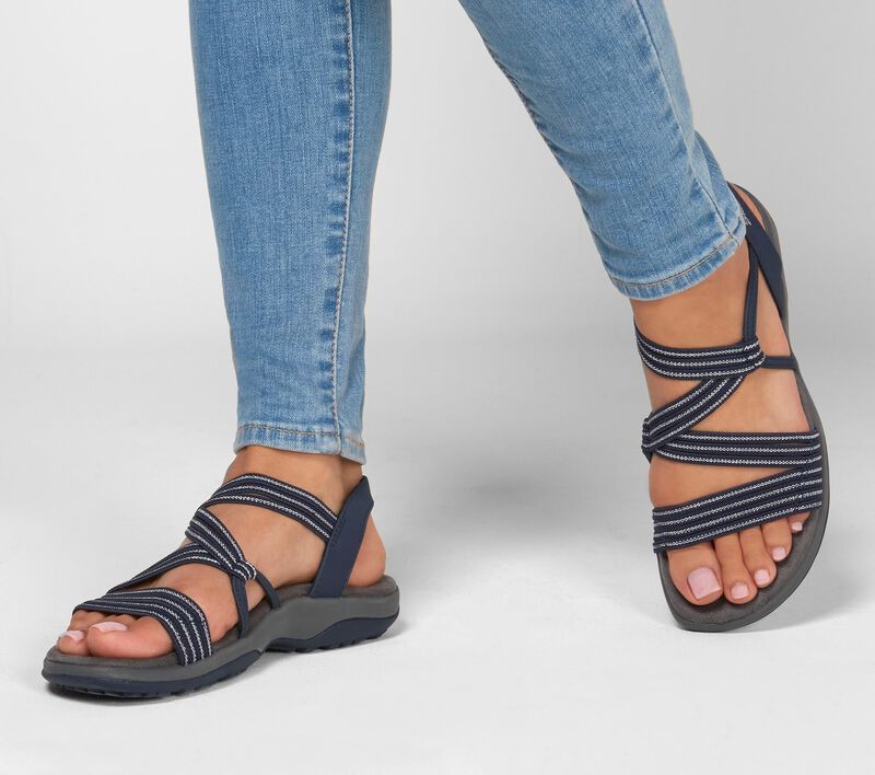 Damen Crisscross StrapSandalen mit gepolsterter Sohle
