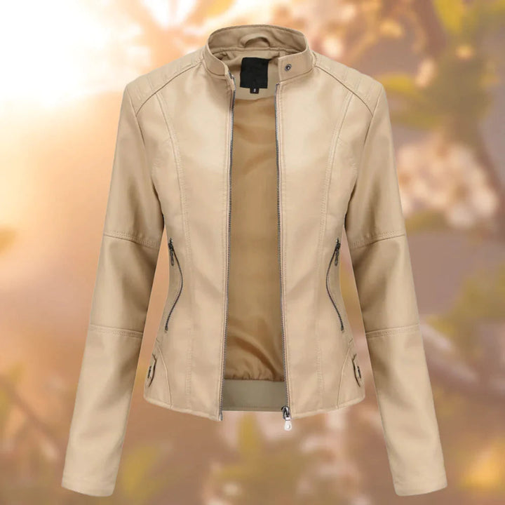 Lederjacke Für Damen | Mit Reißverschluss