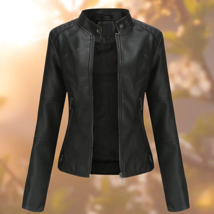Lederjacke Für Damen | Mit Reißverschluss