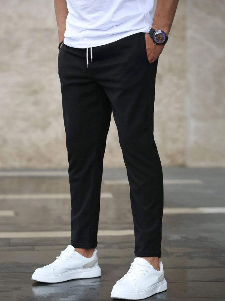 Herrenhose Mit Stretch Und Tasche | Stilvoll