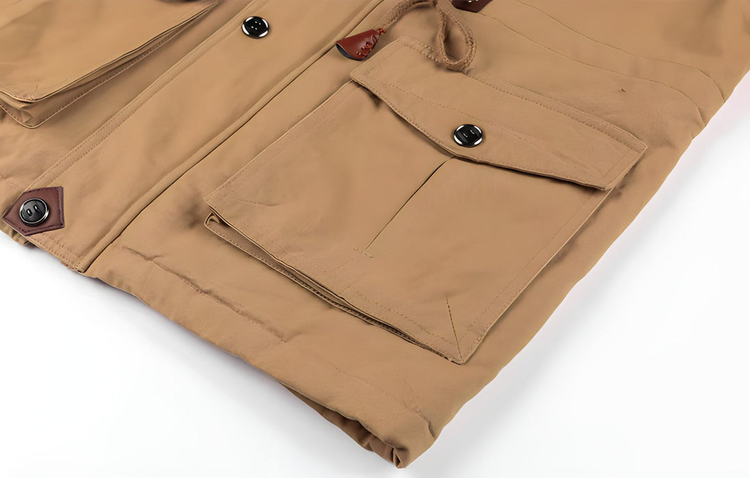 Herren Outdoorjacke Mit Taschen | Winter