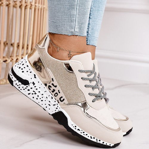 Sneaker mit Punktmuster für Frauen