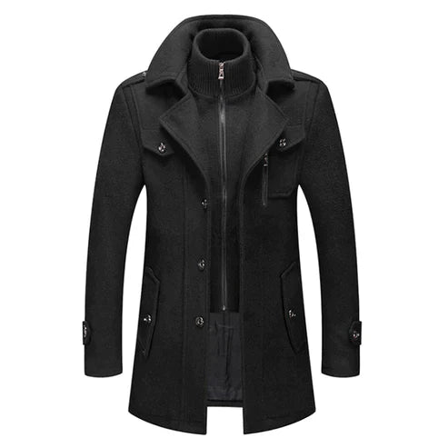 Herren Rollkragen Winterjacke | Langarm