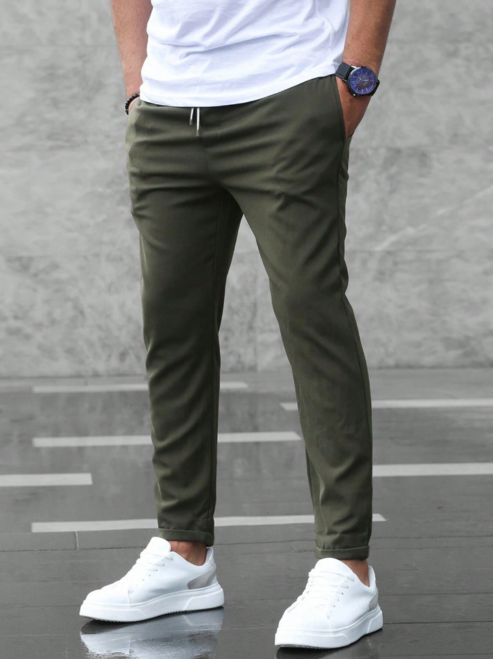 Herrenhose Mit Stretch Und Tasche | Stilvoll