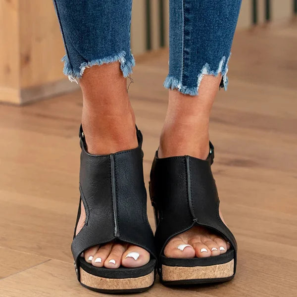 Elegante Keilsandalen mit Cut-Outs für Damen