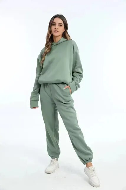Kapuzenshirt Und Jogginghosen-Set Für Damen | Stilvoll