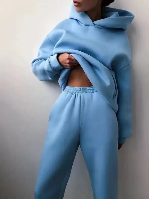 Kapuzenshirt Und Jogginghosen-Set Für Damen | Stilvoll