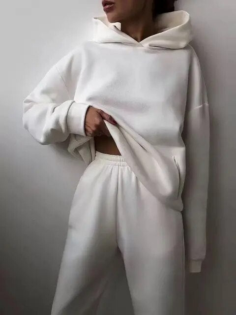 Kapuzenshirt Und Jogginghosen-Set Für Damen | Stilvoll