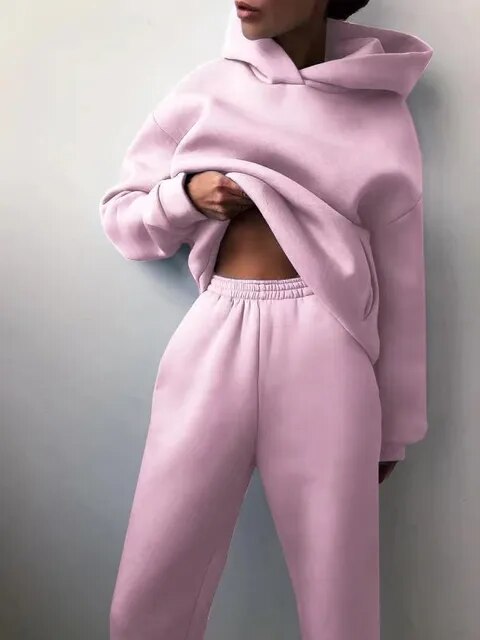 Kapuzenshirt Und Jogginghosen-Set Für Damen | Stilvoll
