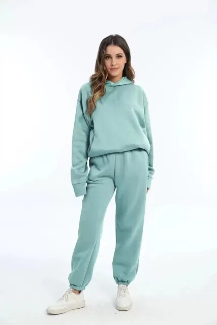 Kapuzenshirt Und Jogginghosen-Set Für Damen | Stilvoll