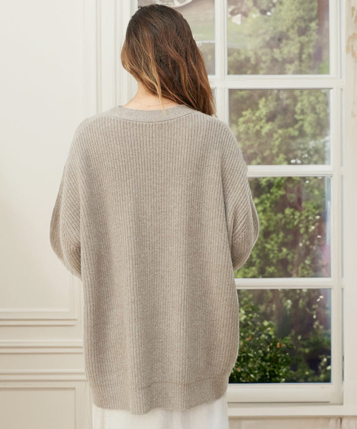 Damen Strickjacke Mit Knopfleiste | Große