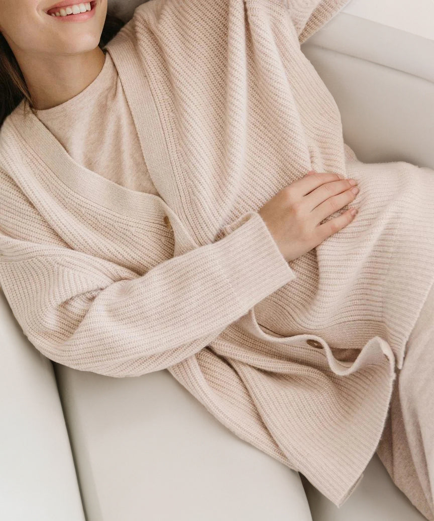 Damen Strickjacke Mit Knopfleiste | Große
