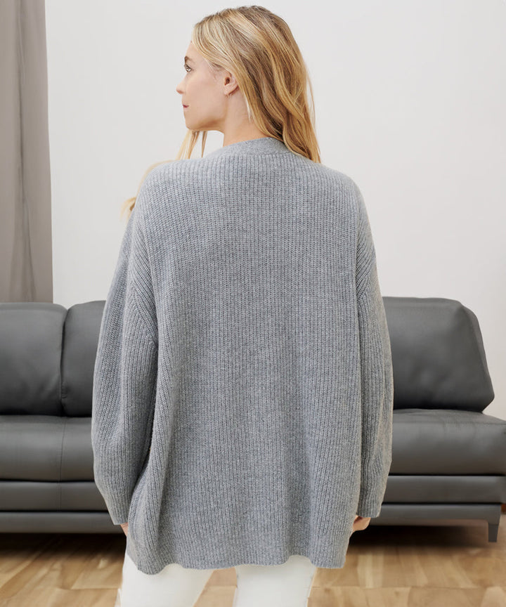 Damen Strickjacke Mit Knopfleiste | Große
