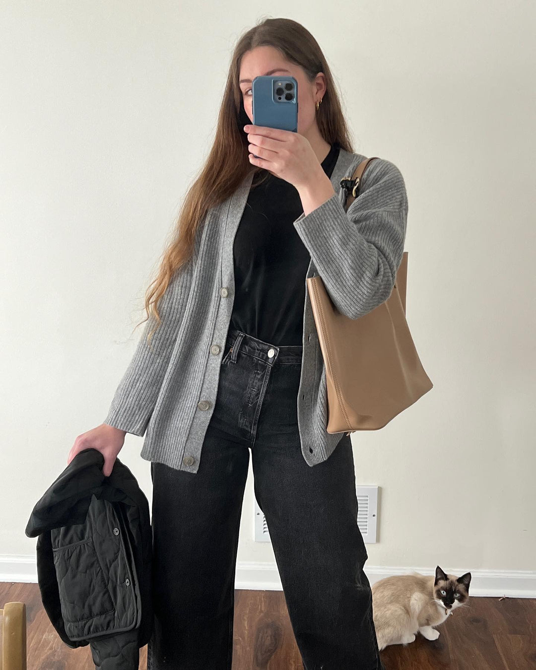 Damen Strickjacke Mit Knopfleiste | Große