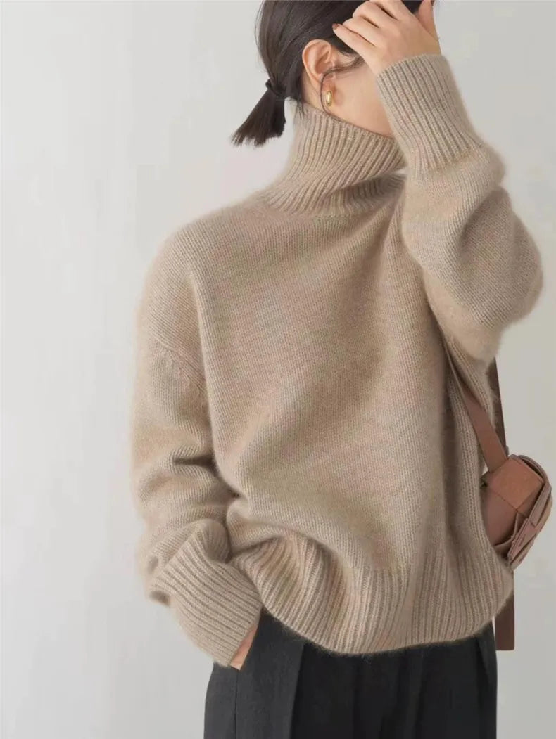 Damen Freizeit Rollkragenpullover | Winter