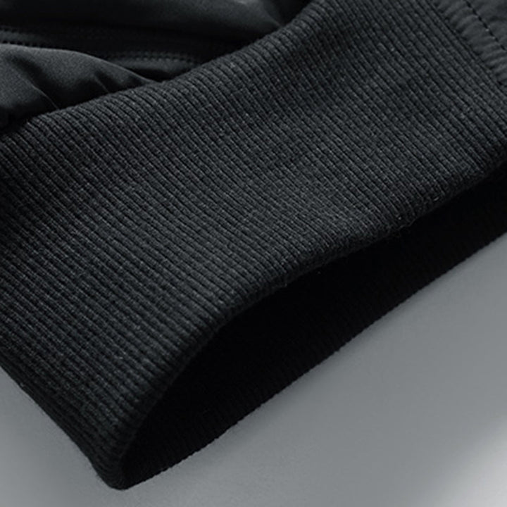 Herrenjacke mit Reißverschluss und Stehkragen