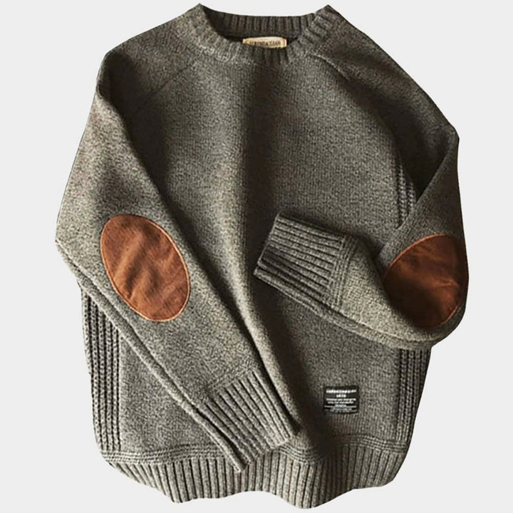 Lässiger Winterpullover Mit Rundhalsausschnitt Für Herren | Langarm