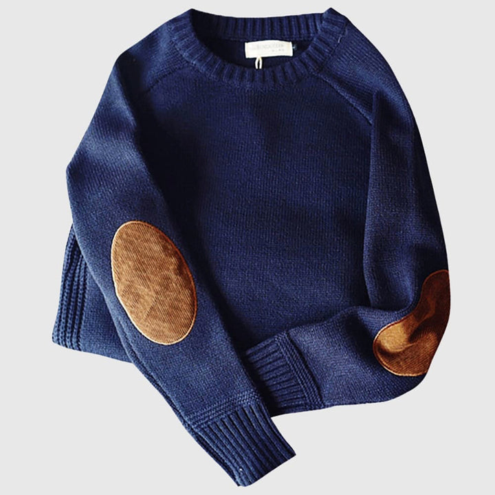 Lässiger Winterpullover Mit Rundhalsausschnitt Für Herren | Langarm