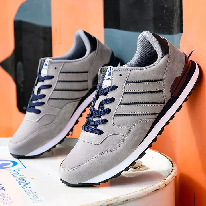Herren Alle Jahreszeiten Schnürsneaker mit Streifendesign