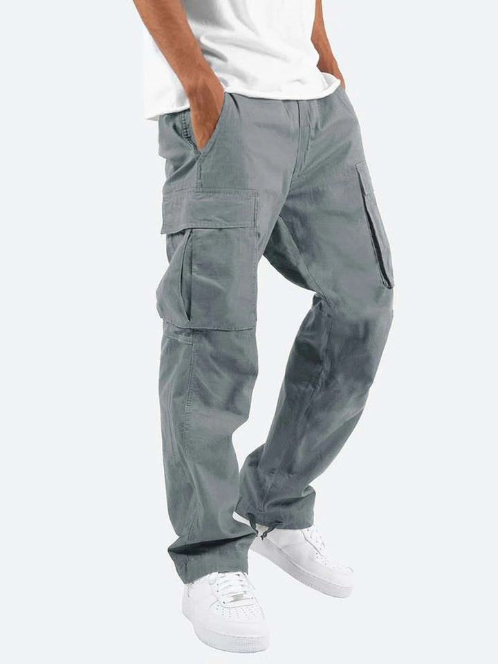 Herren Stretch-Cargohose | Lang