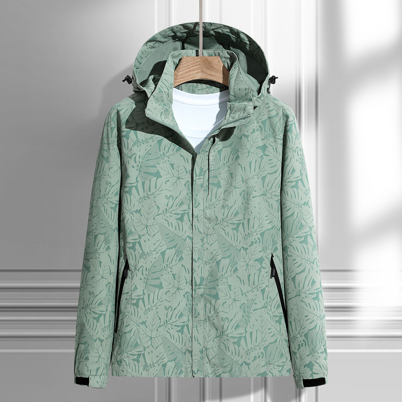 Damen Kapuzen-Regenjacke | Mit Reißverschluss