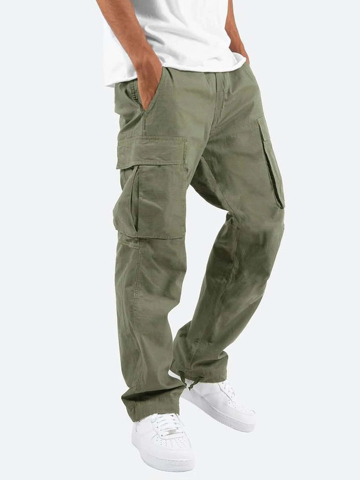 Herren Stretch-Cargohose | Lang