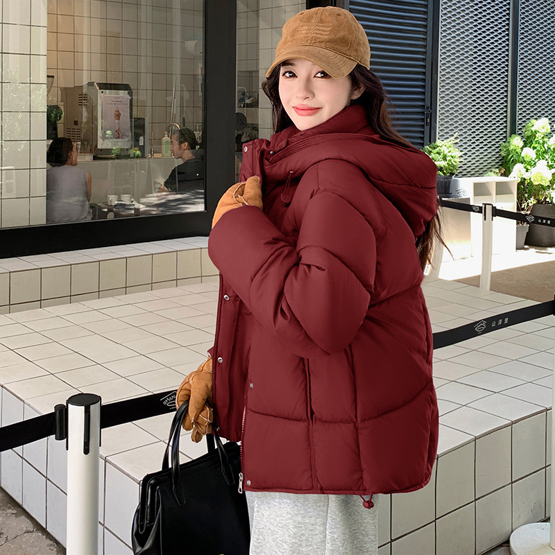 Schwarze Daunenjacke Für Damen | Mit Kapuze