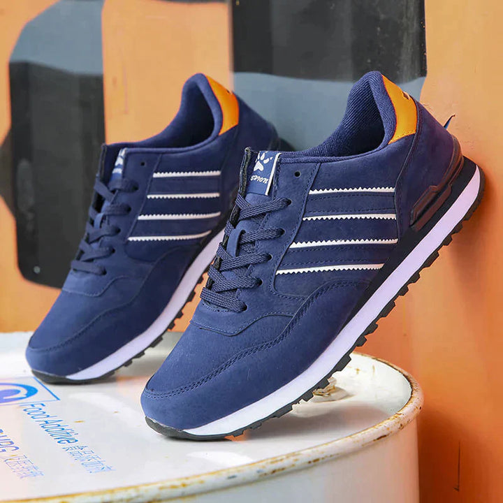 Herren Alle Jahreszeiten Schnürsneaker mit Streifendesign