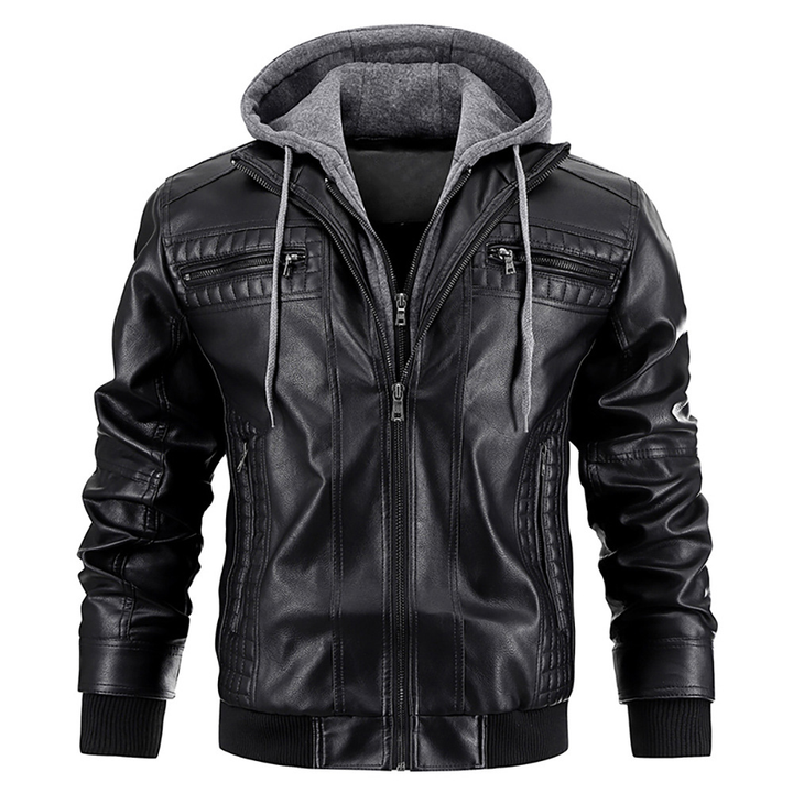 Herren Winter Reißverschlussjacke | Mit Kapuze