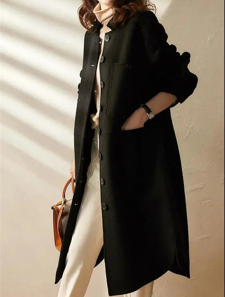 Langer Wintertrenchcoat Für Damen | Stilvoll