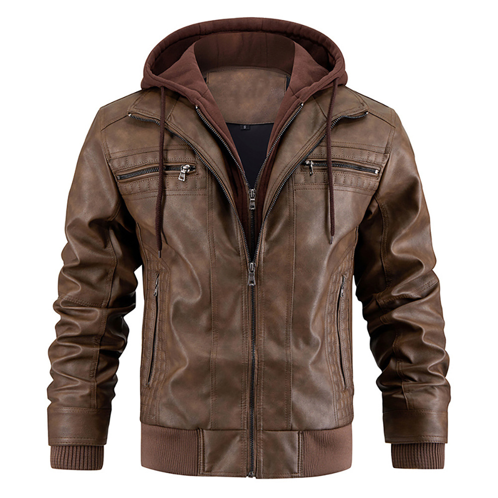 Herren Winter Reißverschlussjacke | Mit Kapuze