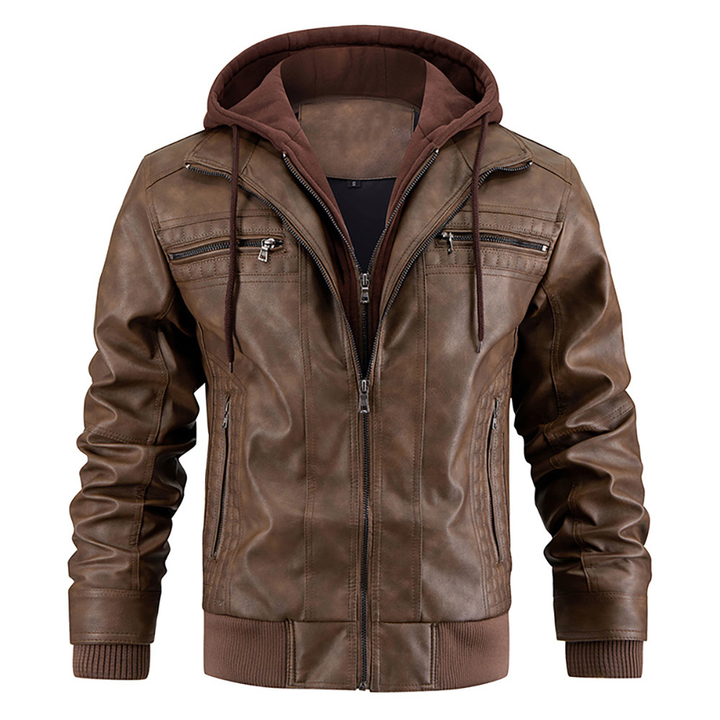 Herren Winter Reißverschlussjacke | Mit Kapuze