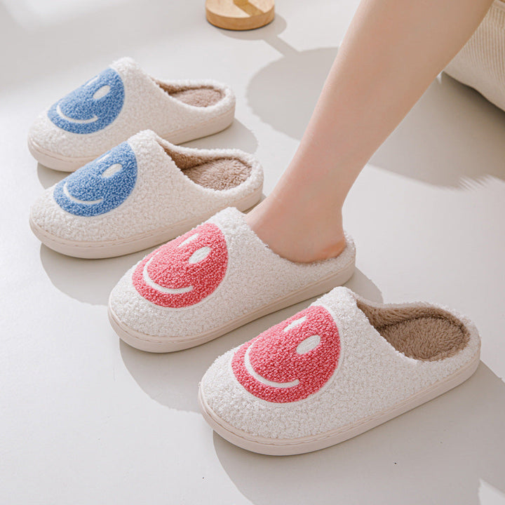 Unisex Hausschuhe Mit Smiley-Muster | Winter