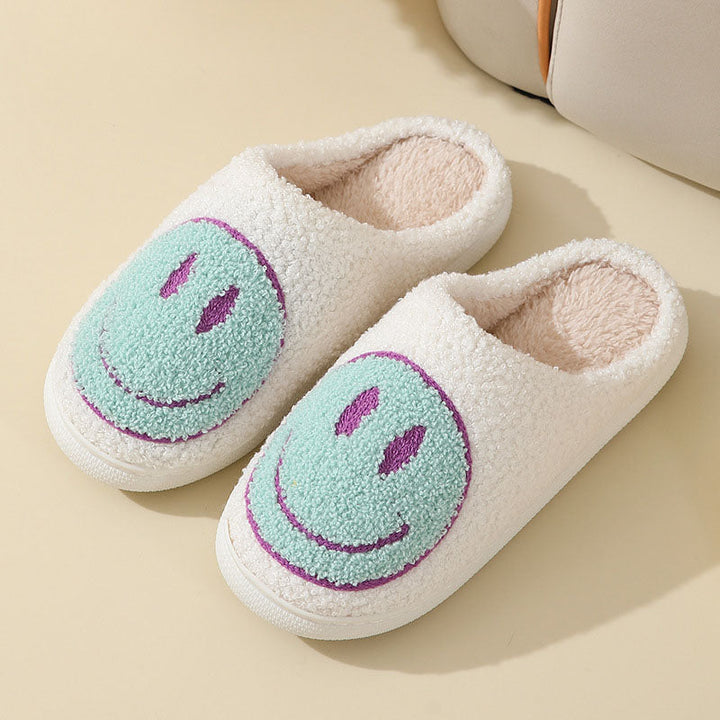 Unisex Hausschuhe Mit Smiley-Muster | Winter