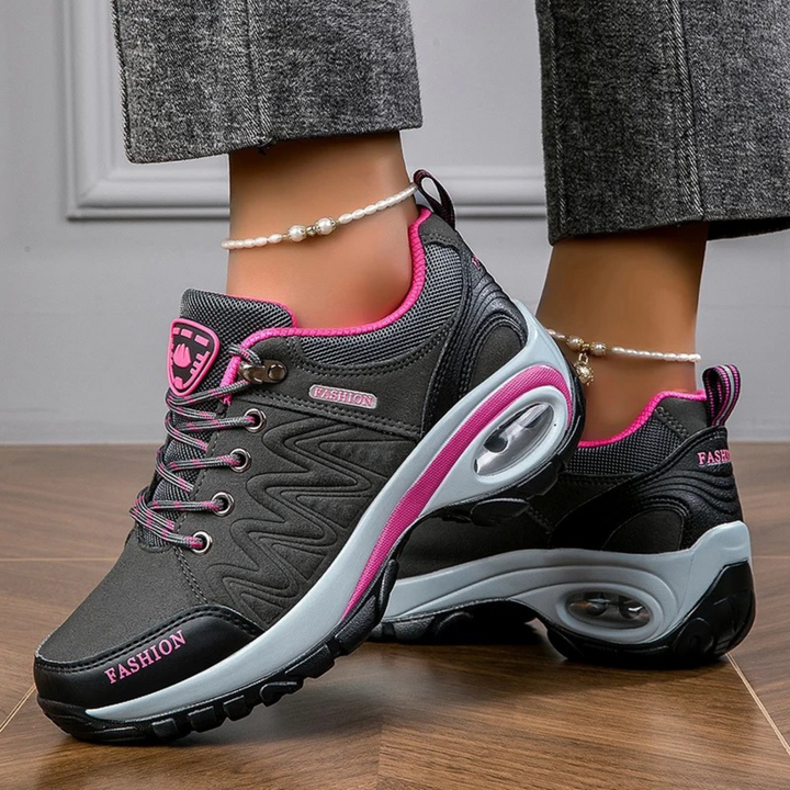 Damen  Alle Jahreszeiten-Sneaker mit Schnürung and Dicker Sohle
