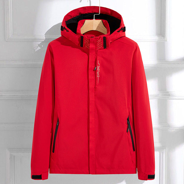 Damen Stilvolle Regenjacke | Mit Kapuze