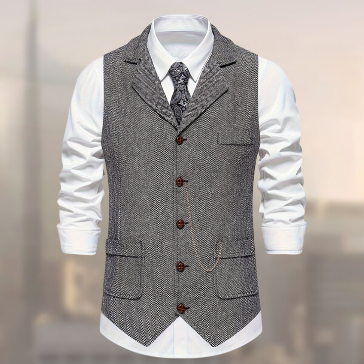 Vintage Weste Für Herren | Slim Fit