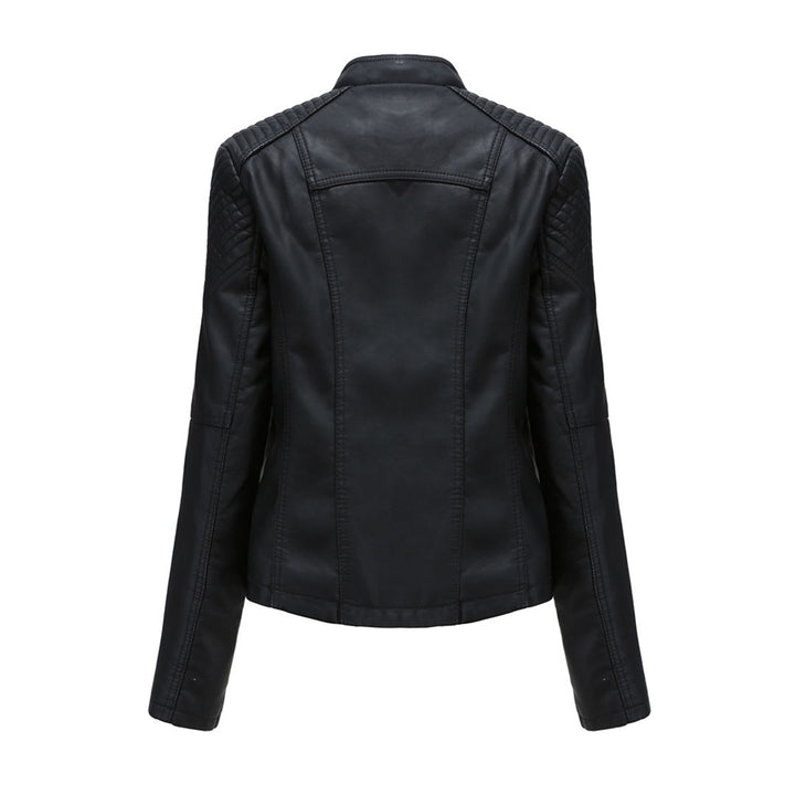 Damen Lederjacke Mit Reißverschluss | Langarm