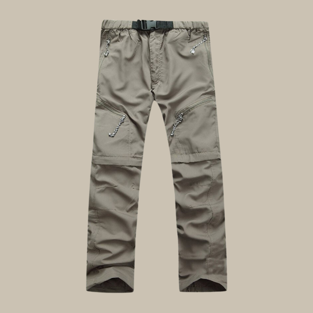 Herren Zip-Off Hosen mit elastischem Bund