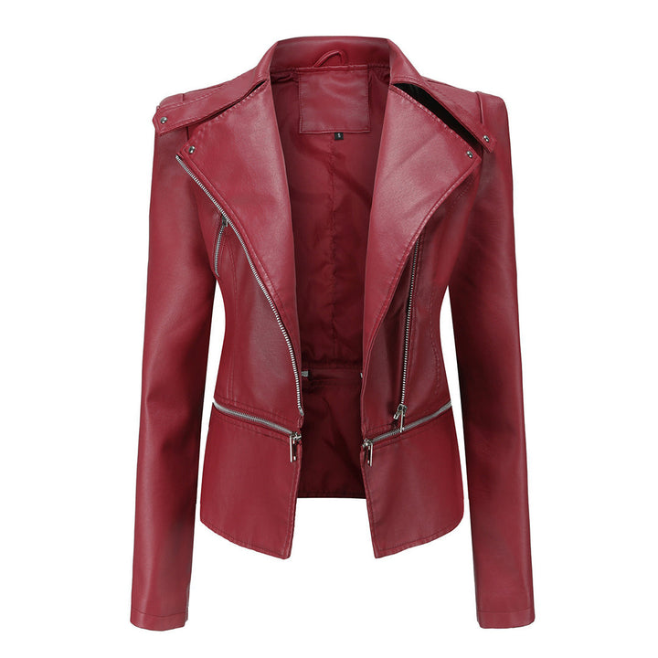 Stilvolle Lederjacke Für Damen | Langarm
