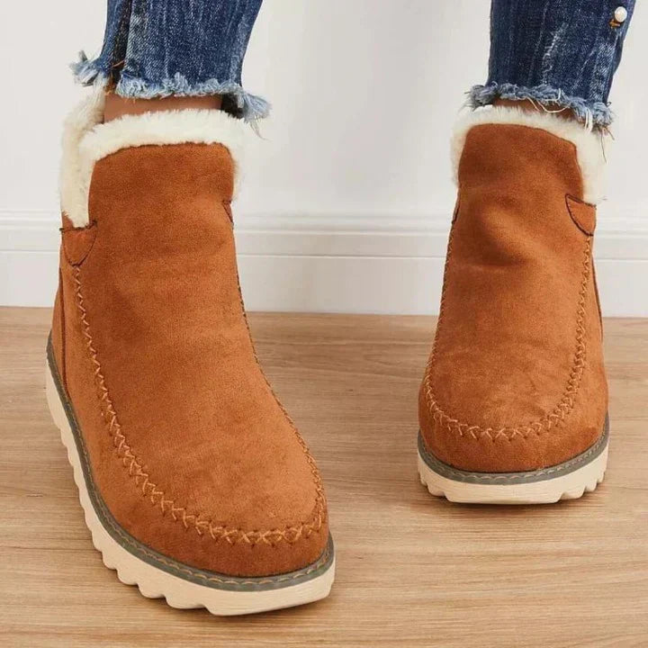 Damen Winterstiefel Mit Fell Detail | Lässig