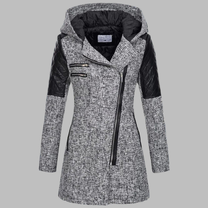 Langer Wintermantel Für Damen | Mit Kapuze