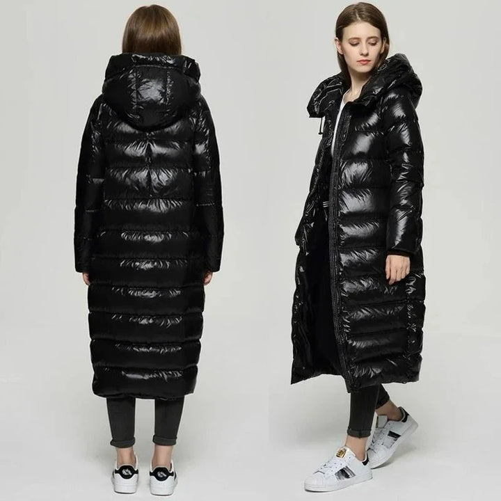 Damen Stylische Daunenjacke | Lang