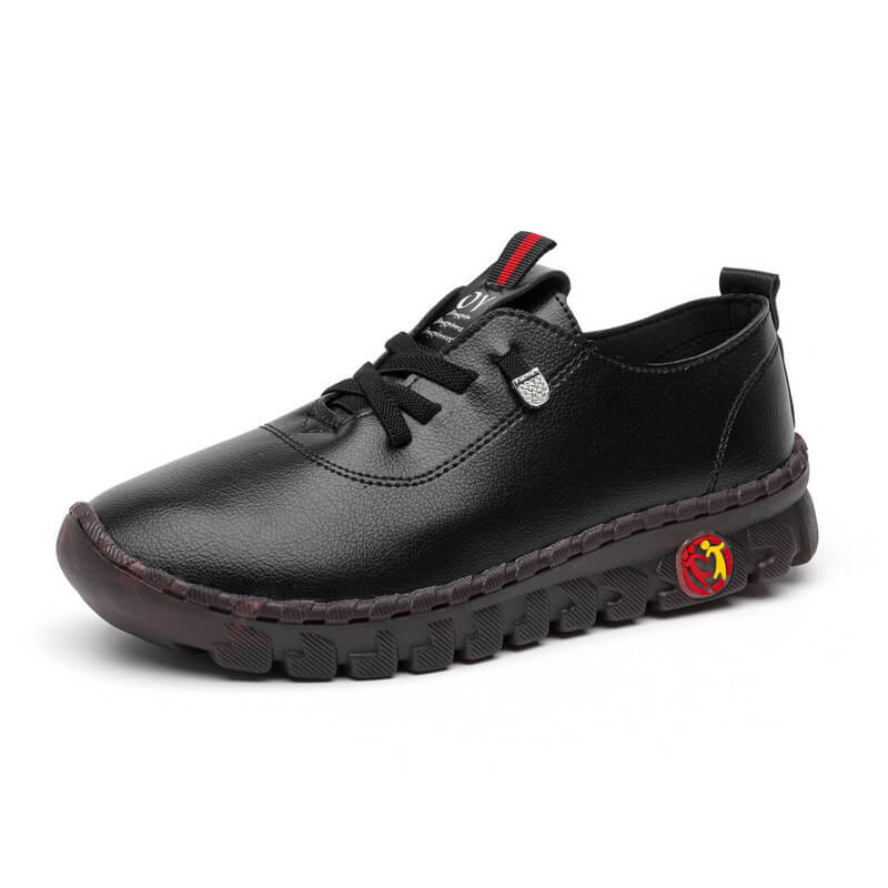 Damen Schnürschuhe aus veganem Leder