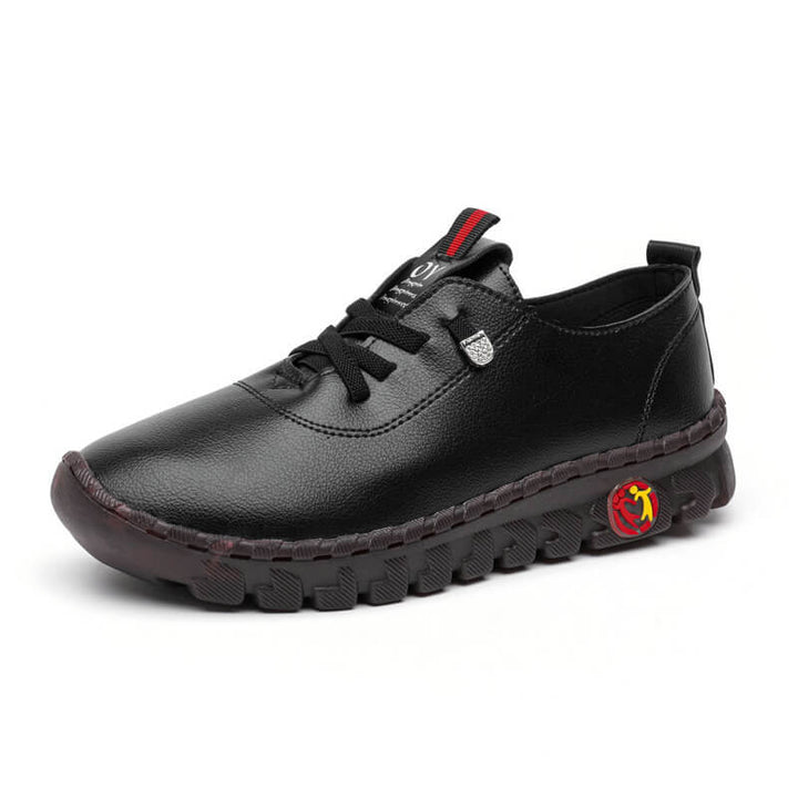Damen Schnürschuhe aus veganem Leder