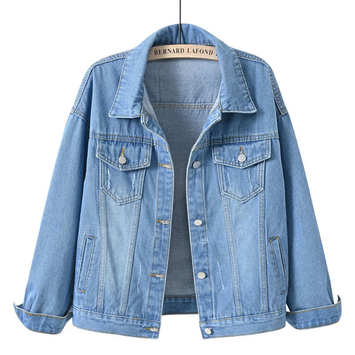 Stilvolle Jeansjacke Für Damen | Langarm
